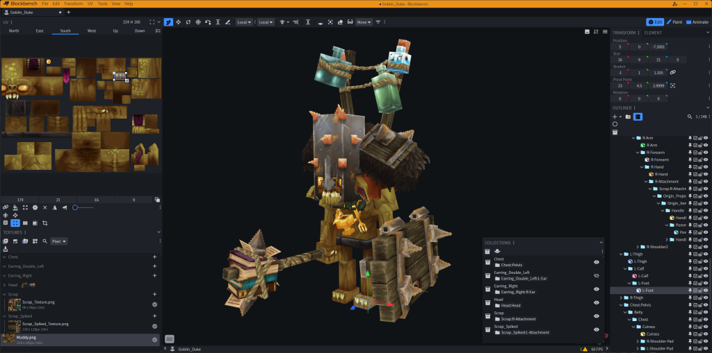 Hytale 3D modeler
