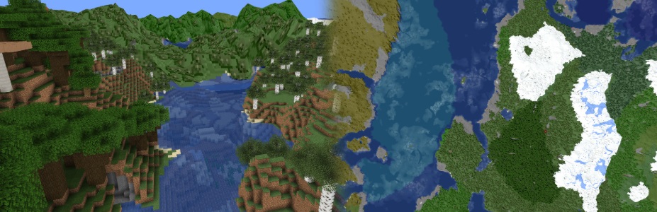 Blue map